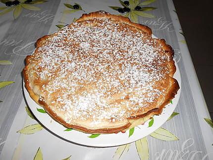 recette TARTE AUX POMMES  VANILLE CREME MOUSSEUSE