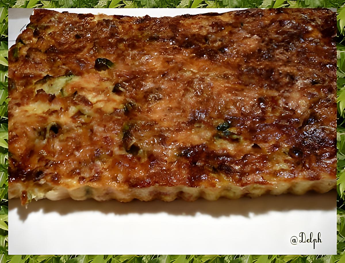 recette Tarte aux courgettes sans pâte