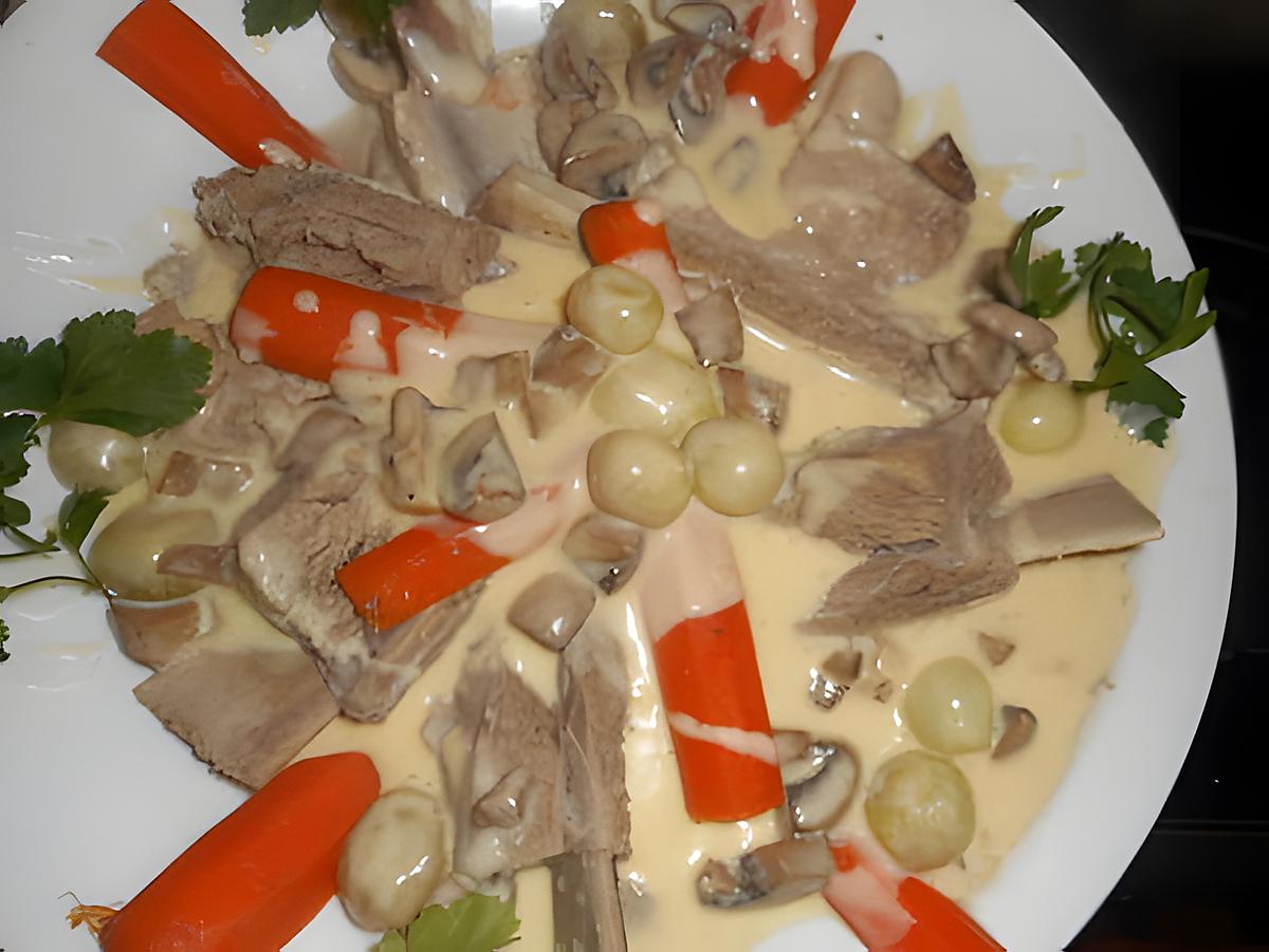 recette Blanquette de veau a l ancienne