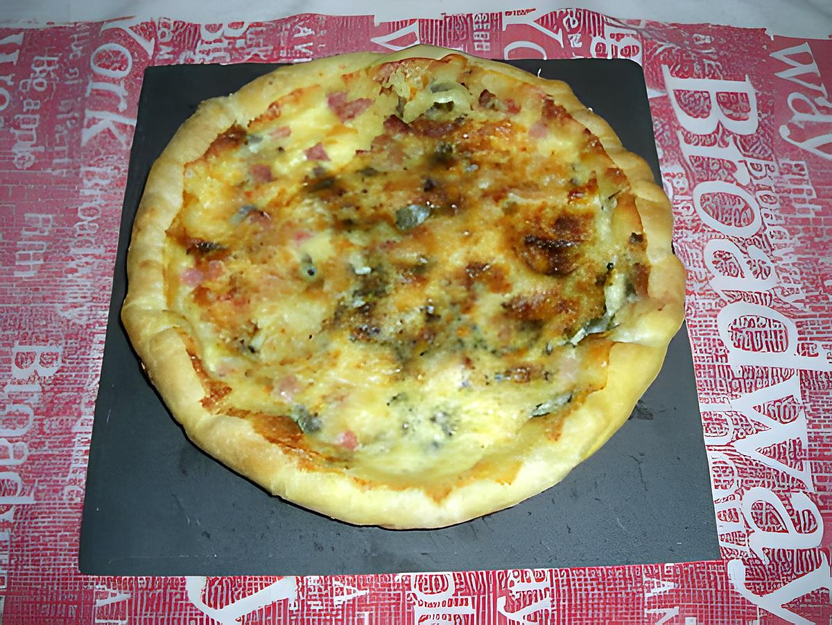 recette Tarte Roquefort - Lardons