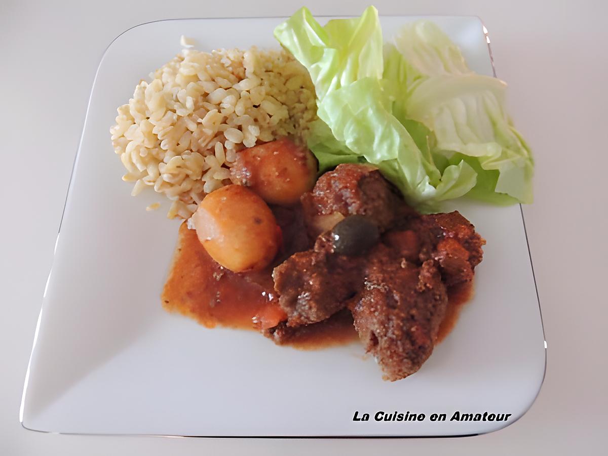 recette Tajine de viande hachée