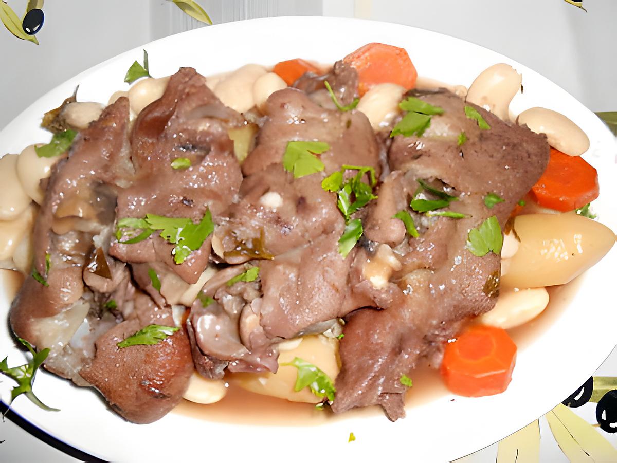 recette RAGOUT DE PIEDS DE PORC