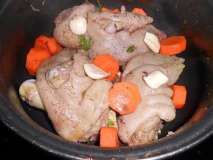 recette RAGOUT DE PIEDS DE PORC