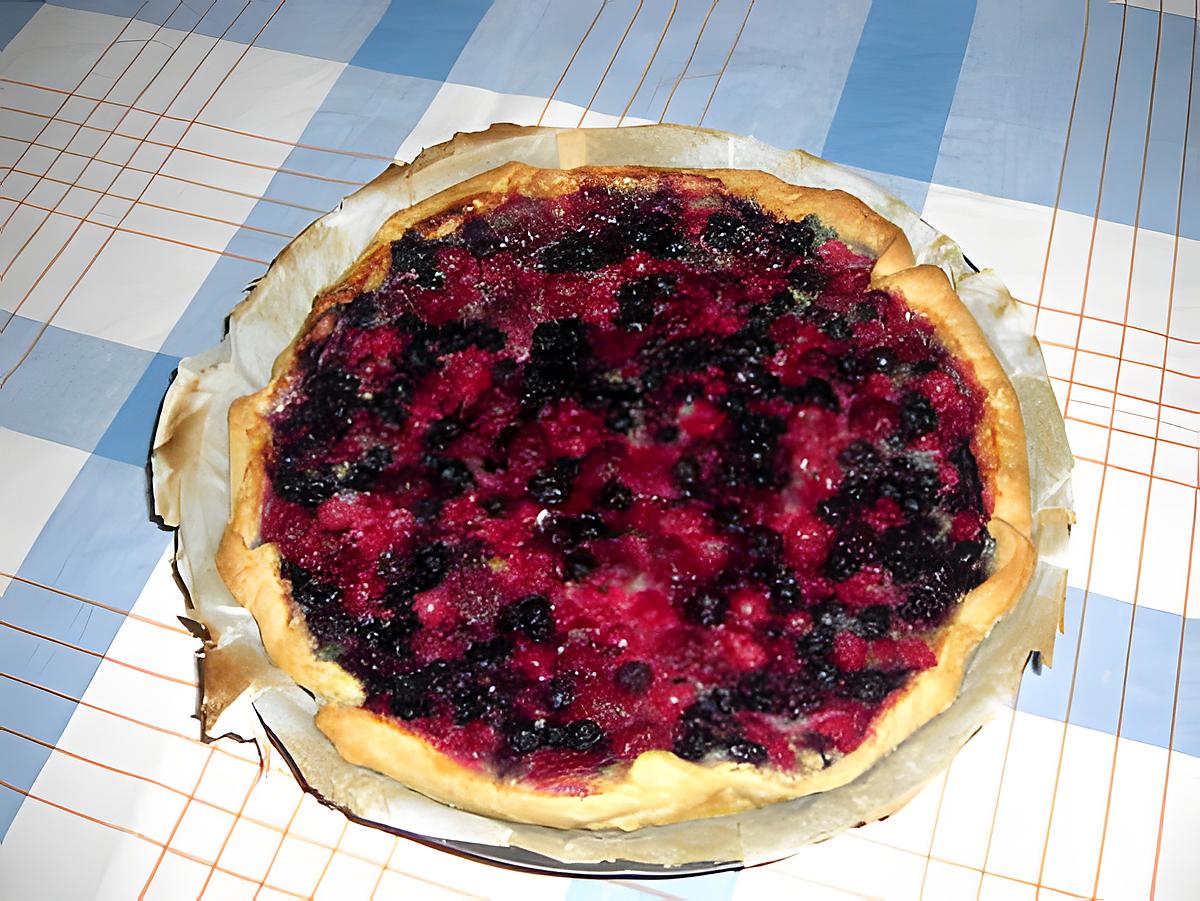 recette Tarte aux fruits rouges