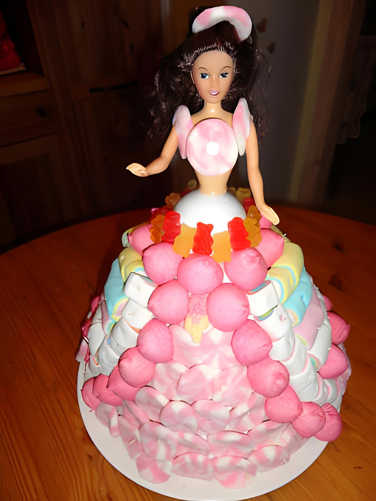 recette barbie en bombons pour les 3 ans de JADE