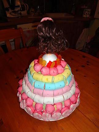 recette barbie en bombons pour les 3 ans de JADE