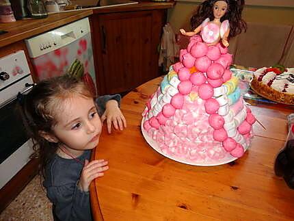 recette barbie en bombons pour les 3 ans de JADE