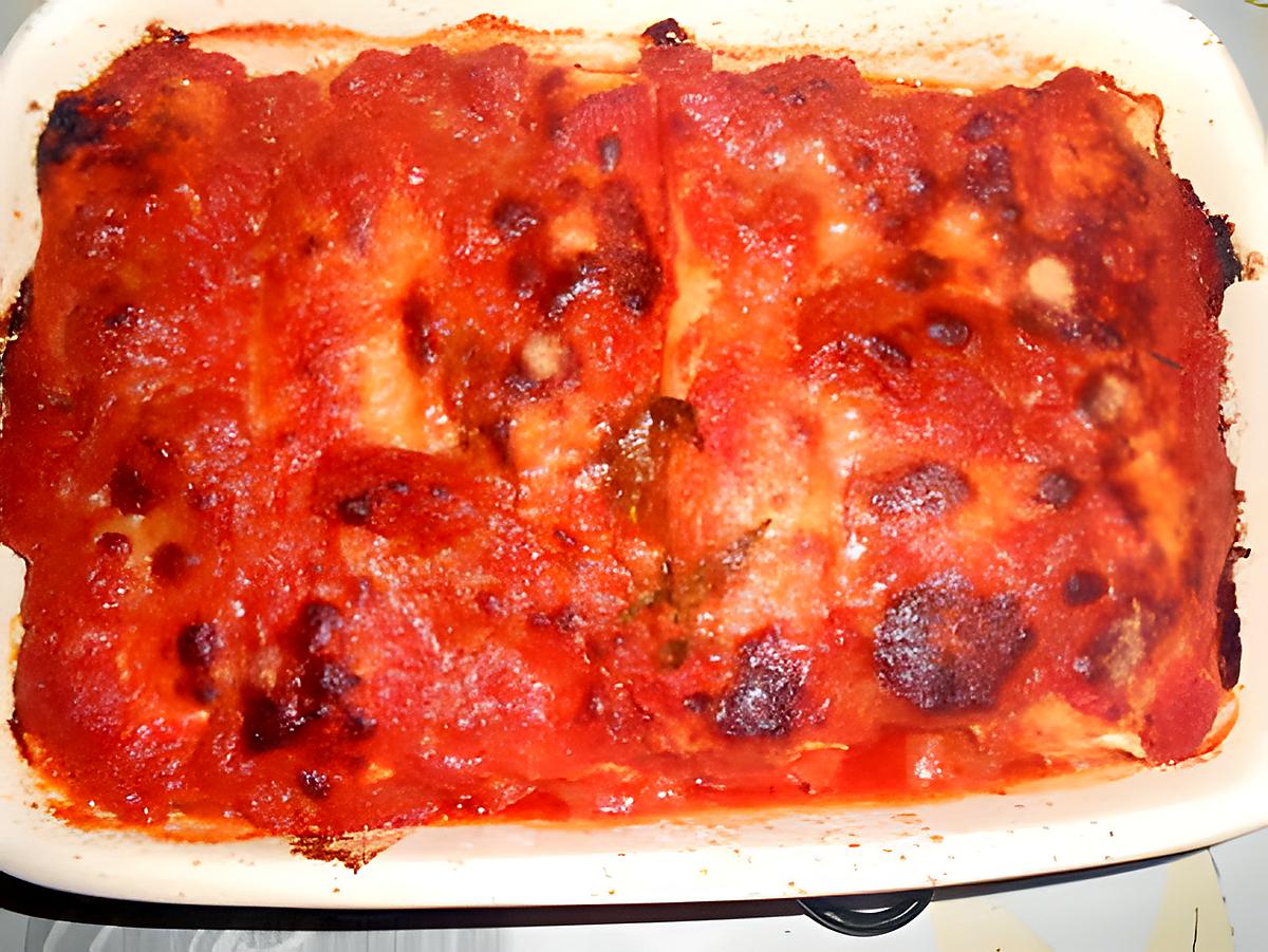 recette CANNELLONI  ALLA  SPAGNOLA