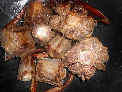 recette Queue de boeuf confite au vin blanc