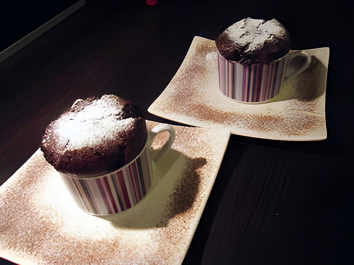 recette Soufflé au chocolat & noisette