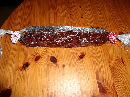 recette SAUCISSON AU CHOCOLAT  "DE HENOR "