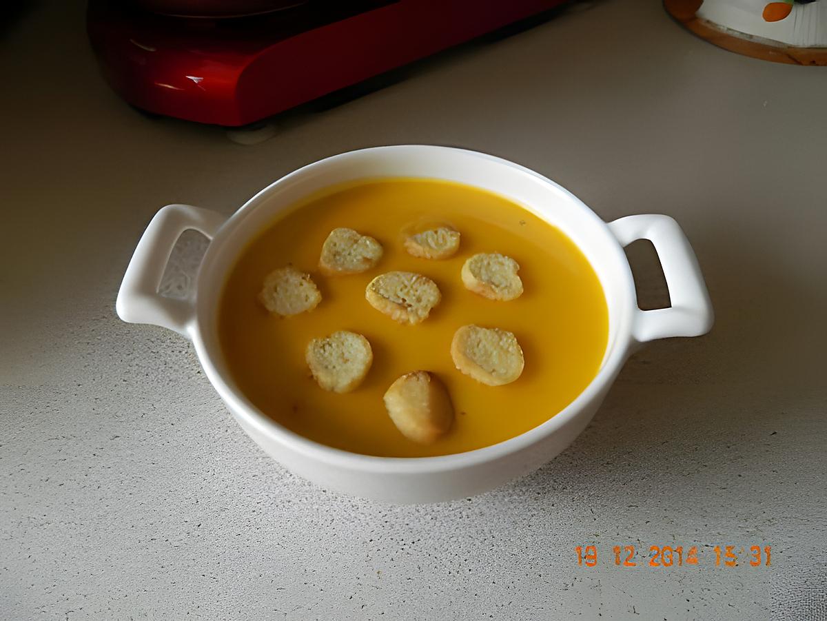 recette Velouté potiron pommes de terre