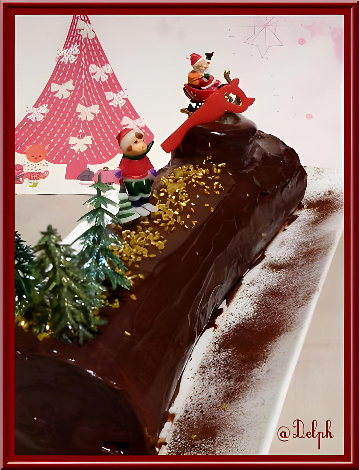 recette Bûche choco- marron.