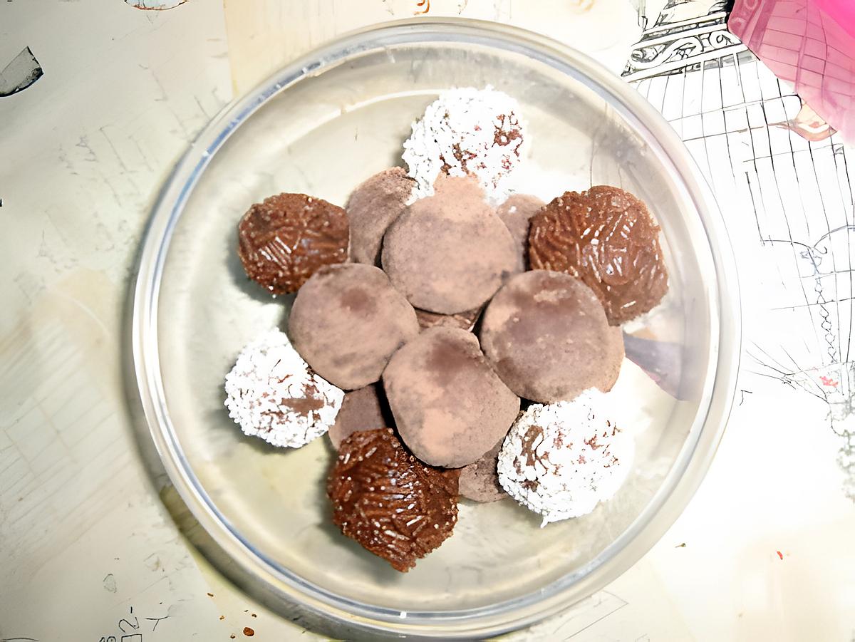 recette truffe au chocolat