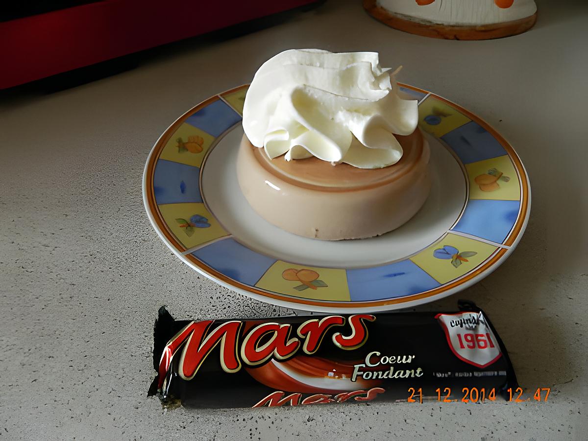 recette Panna cotta aux Mars