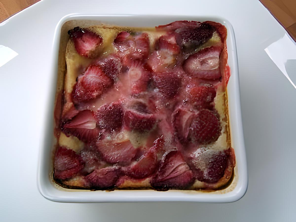 recette Clafoutis fraises-amande