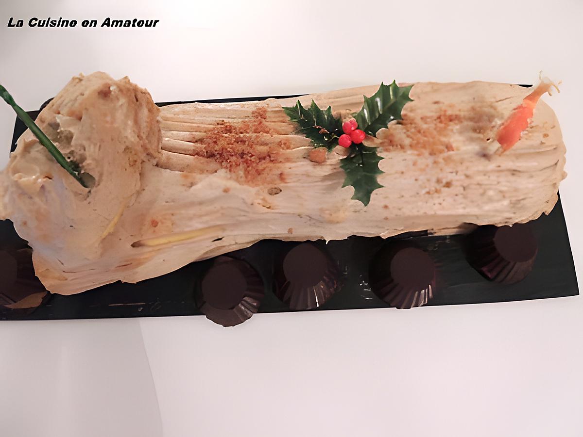 recette Bûche mascarpone et pâte à tartiner aux spéculoos