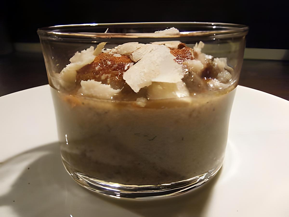 recette Velouté de champignons au parmesan