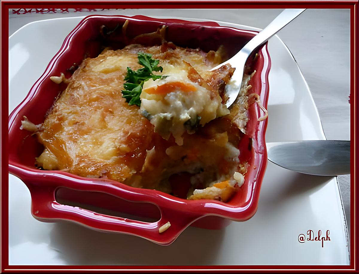 recette Gratin de poissons aux petits légumes