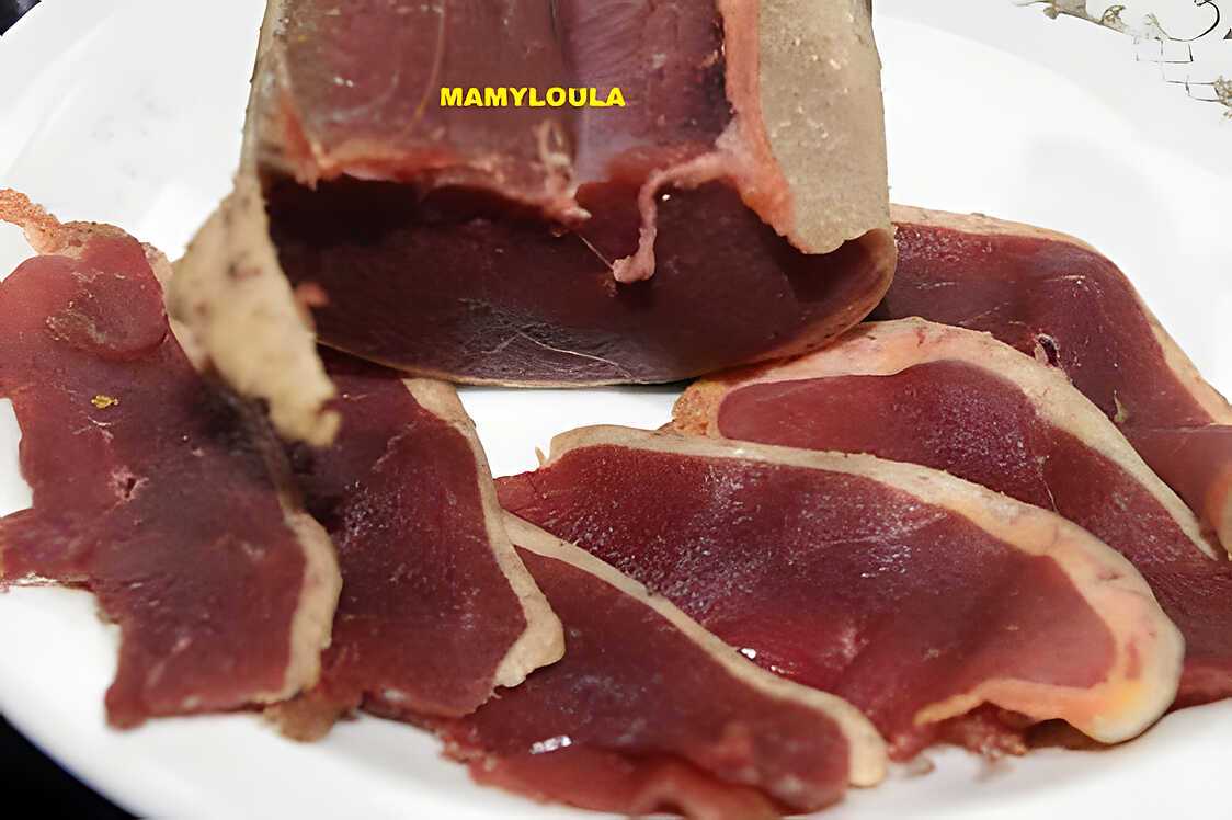 Recette de Magret de canard séché par Mamyloula