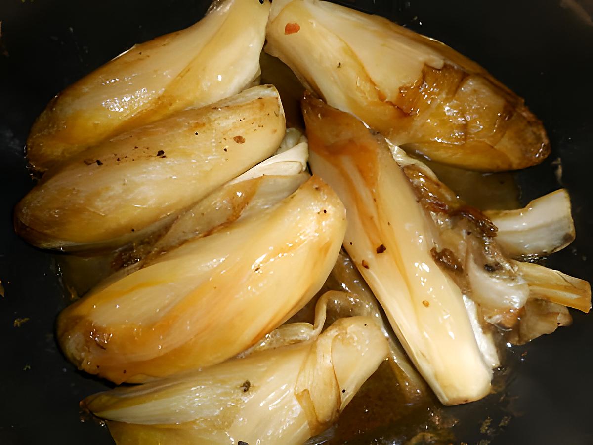 recette Endives confites au miel