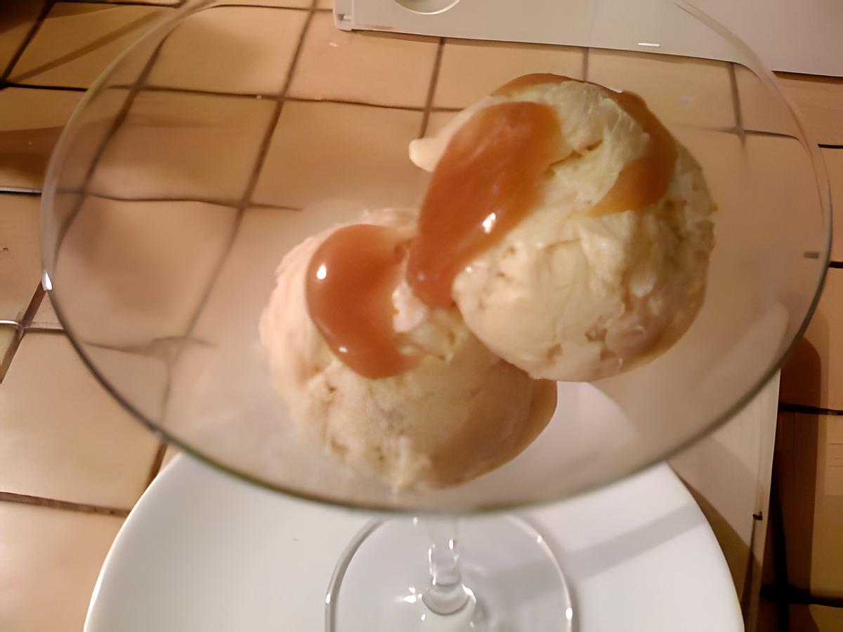 recette Glace vanille au caramel (sans sorbetière)