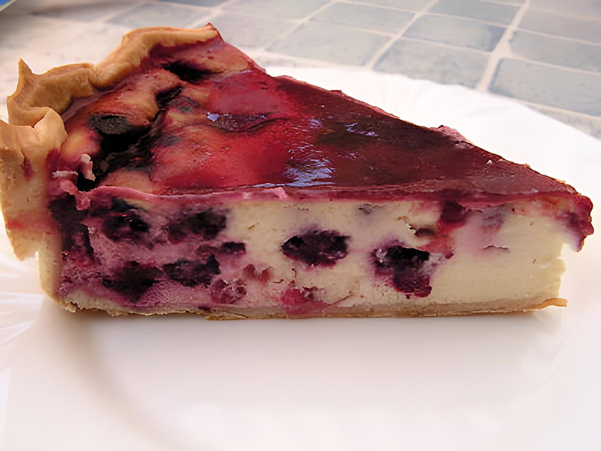 recette cheese-cake aux fruits rouges et à l'orgeat