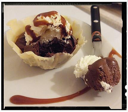 recette mousse viennoise et sa coupelle chocolat blanc