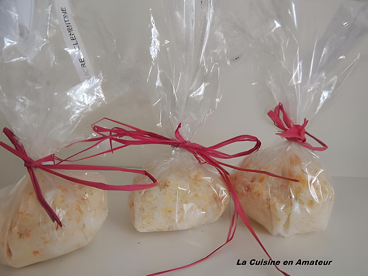 recette Sucre aromatisé à la clémentine