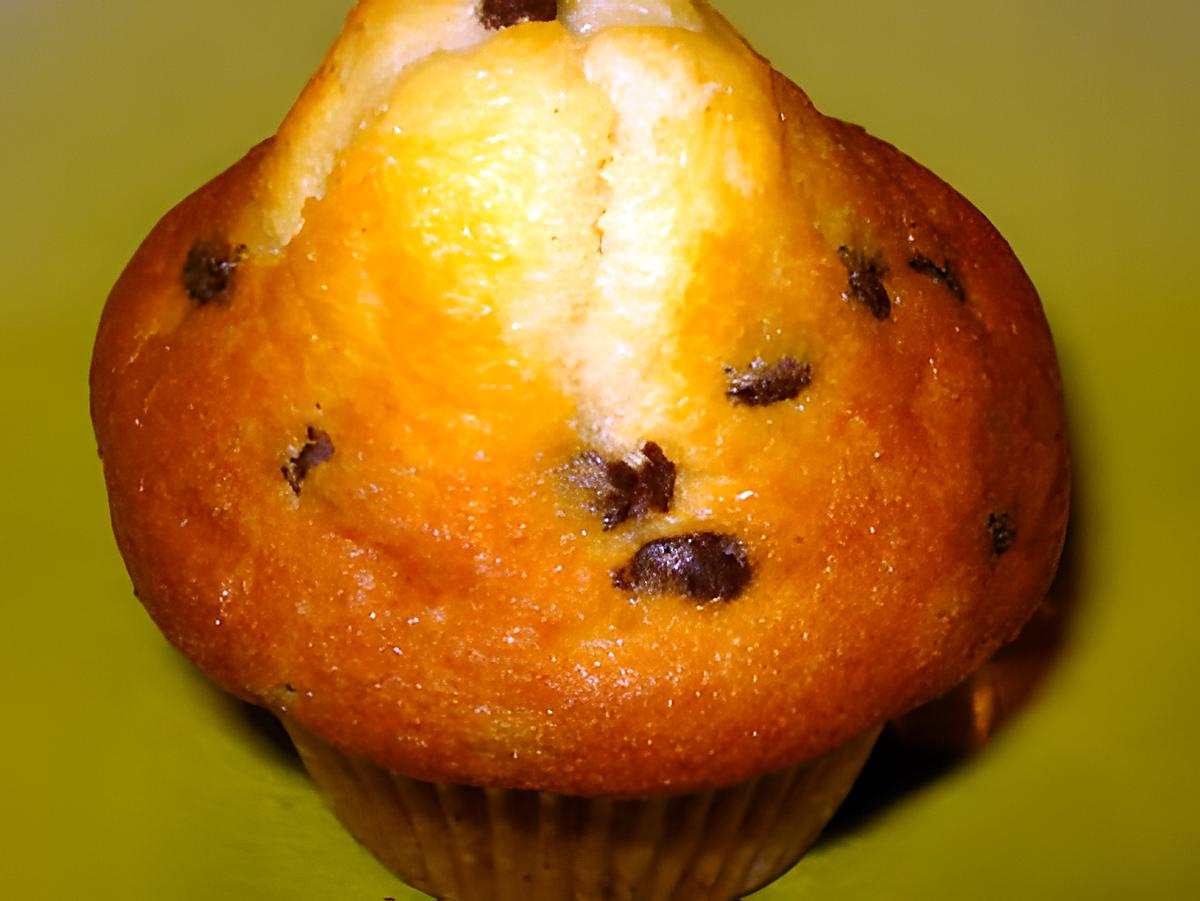 recette Muffins aux pépites de chocolat