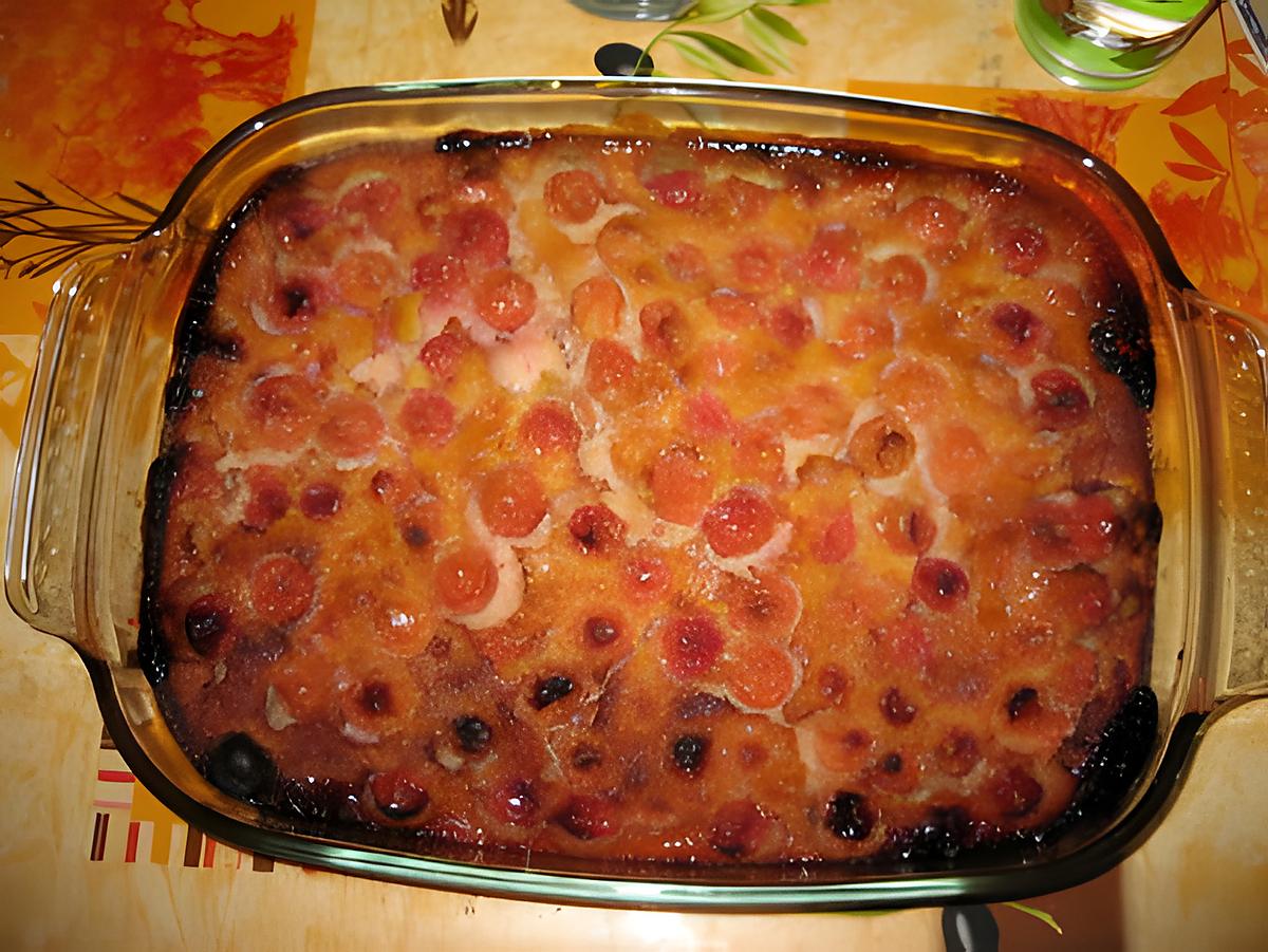 recette * Clafoutis cerises et amandes *