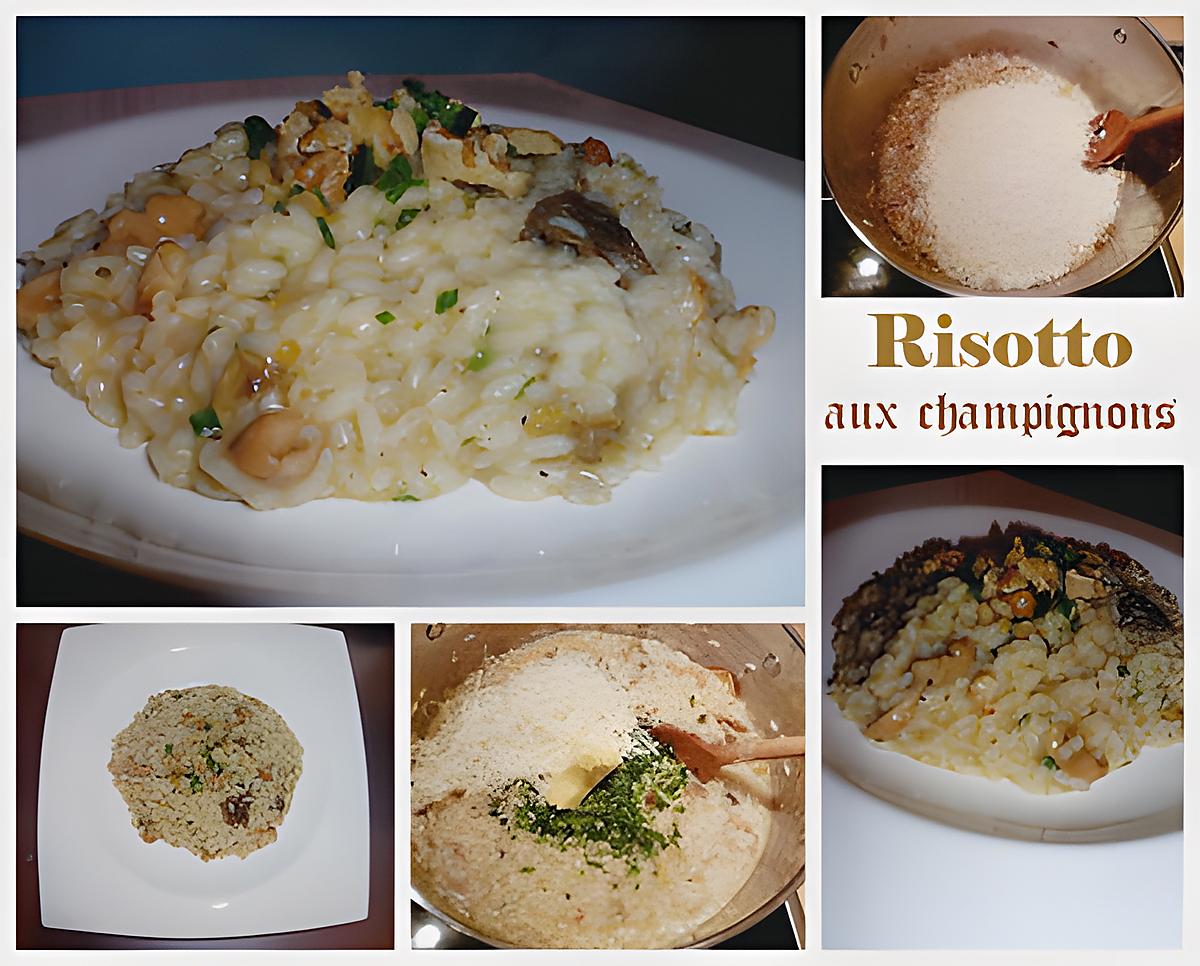 recette Risotto aux champignons