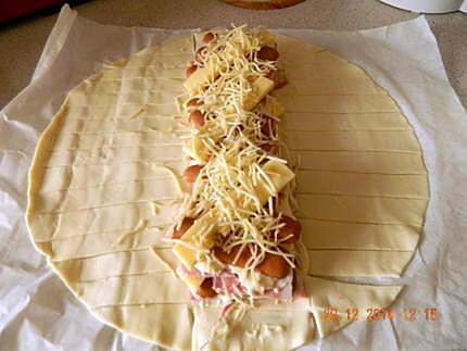 recette Friand jambon knackis fromage