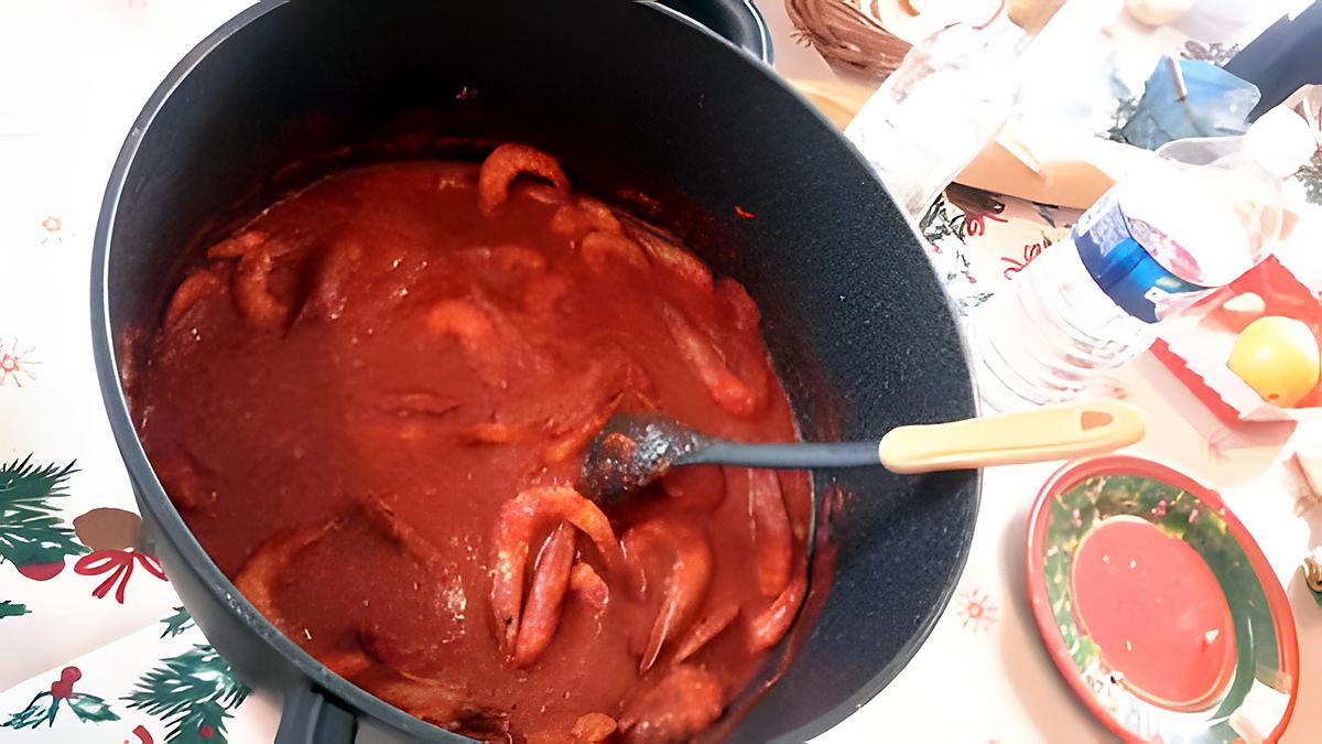 recette gambas à l armoricaine de mama