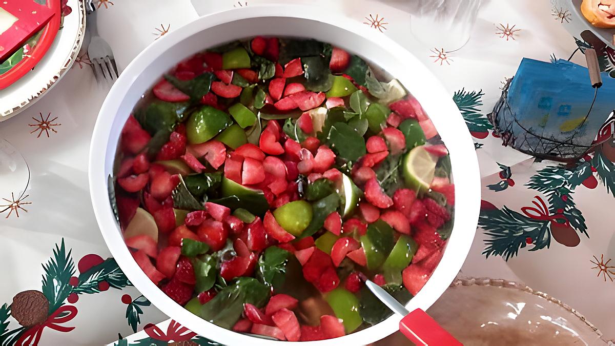 recette mojito fraise