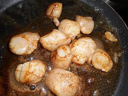 recette Saint jacques en coquille feuilletée