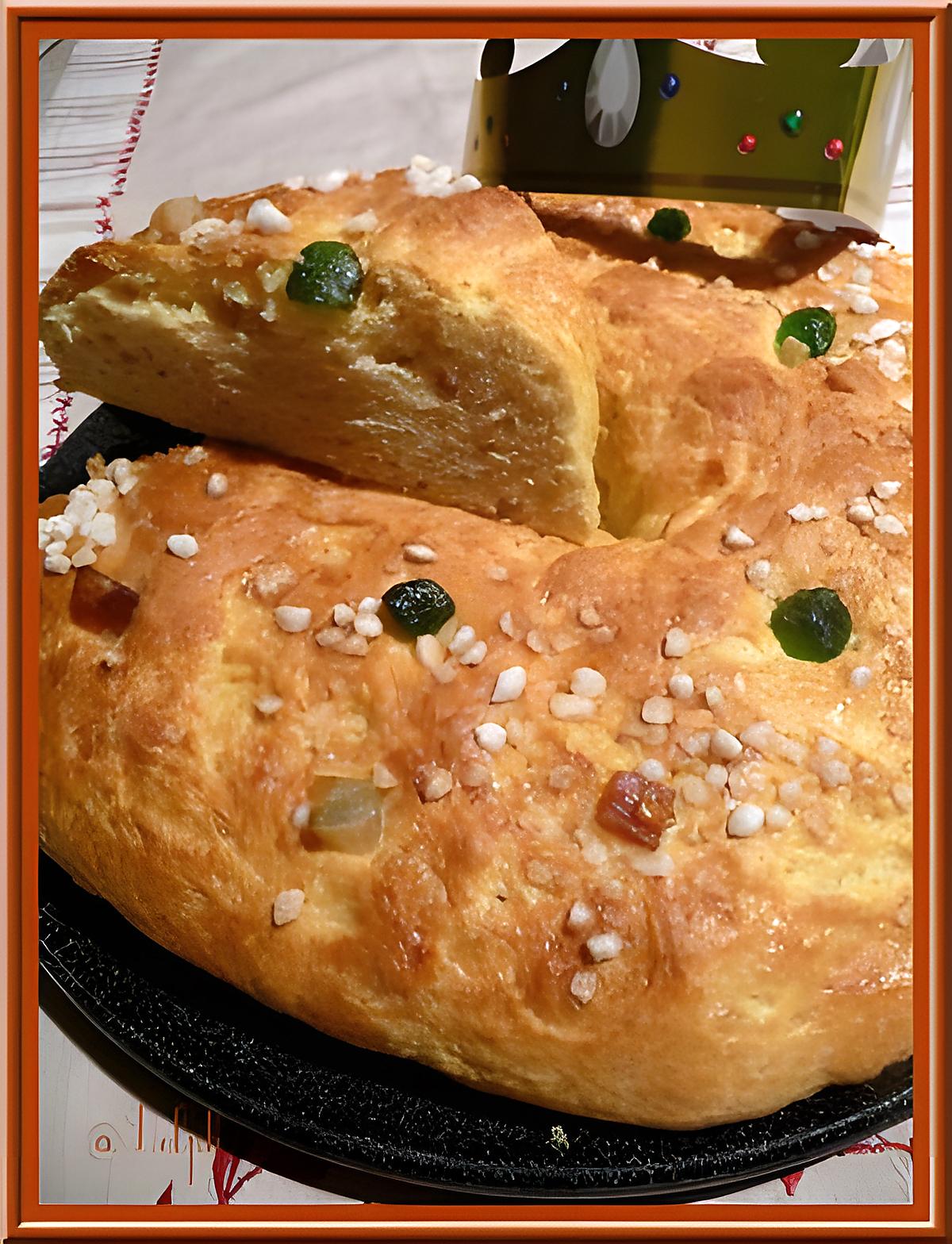 recette Couronne des rois briochée