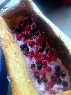 recette bûche aux fruits rouge