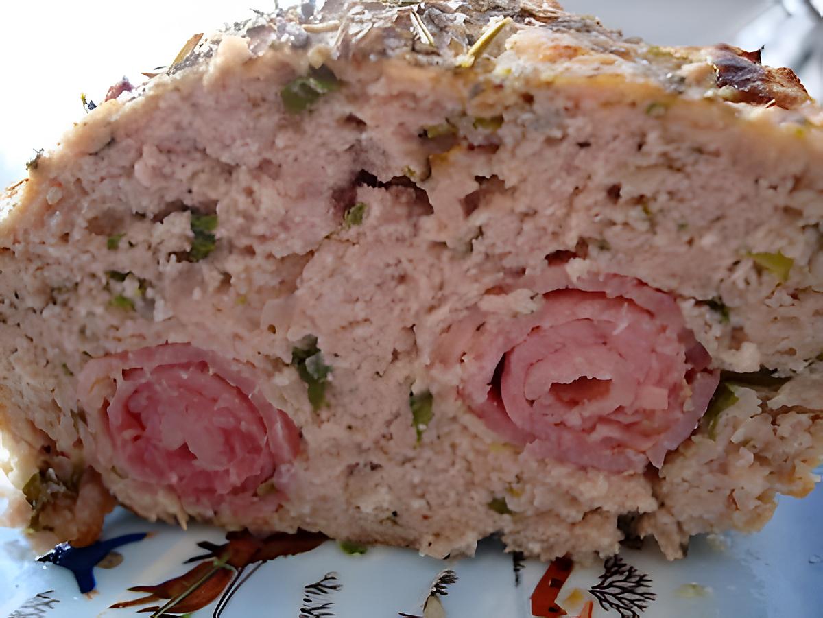 recette Pain de veau au jambon braisé - minceur - sans féculents ni matières grasses