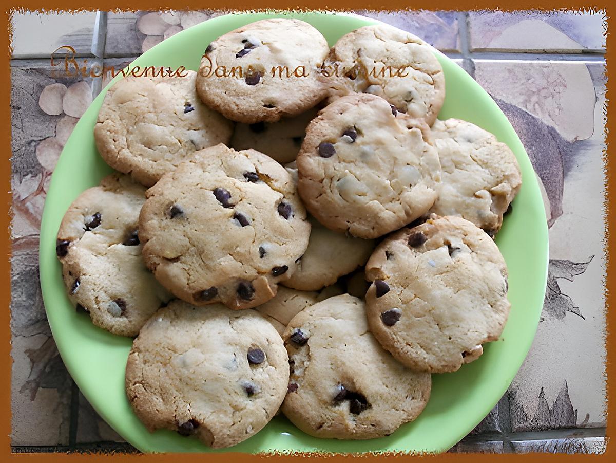 recette Cookies au beurre de cacahouète