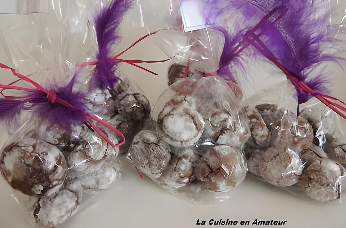 recette Crinkles au chocolat