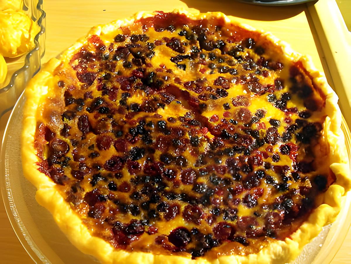 recette TARTE AUX FRUITS ROUGES