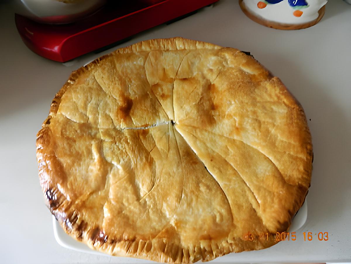 recette Galette des rois poires-choco amande