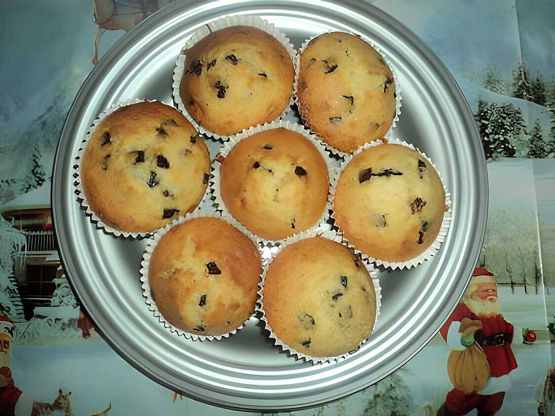 Recette de Muffins au pepite de chocolat