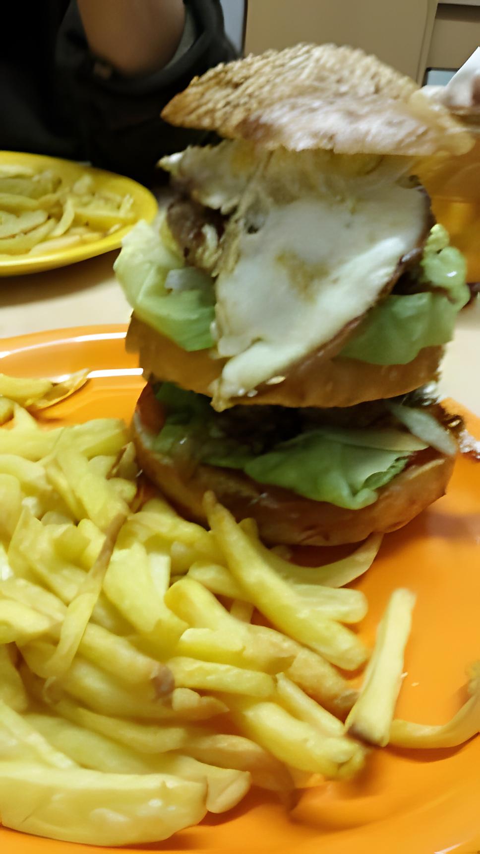 recette Big Hamburger  maison