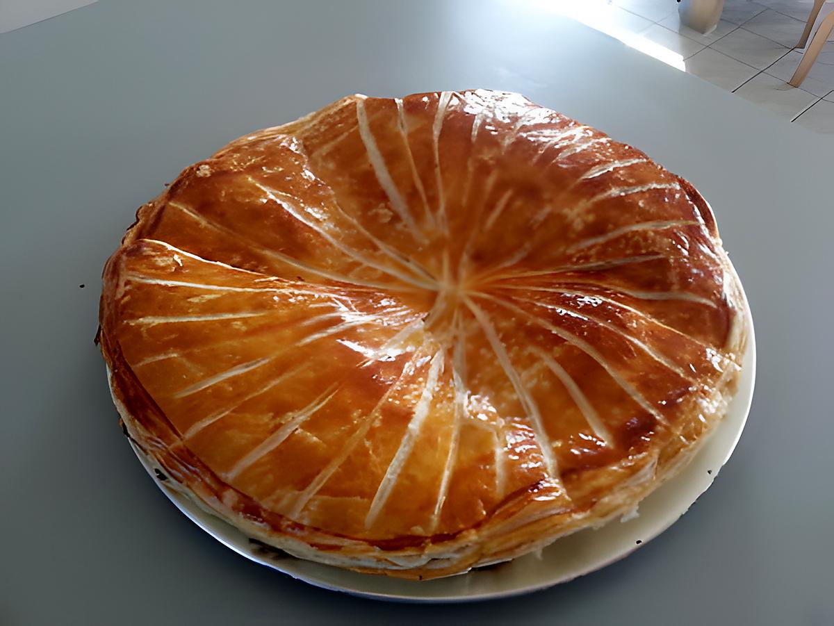 recette Galette des rois creme spéculoos et poires