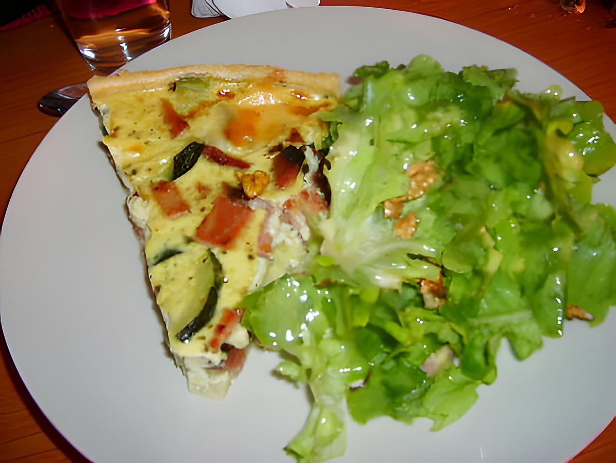 recette Tarte aux courgettes