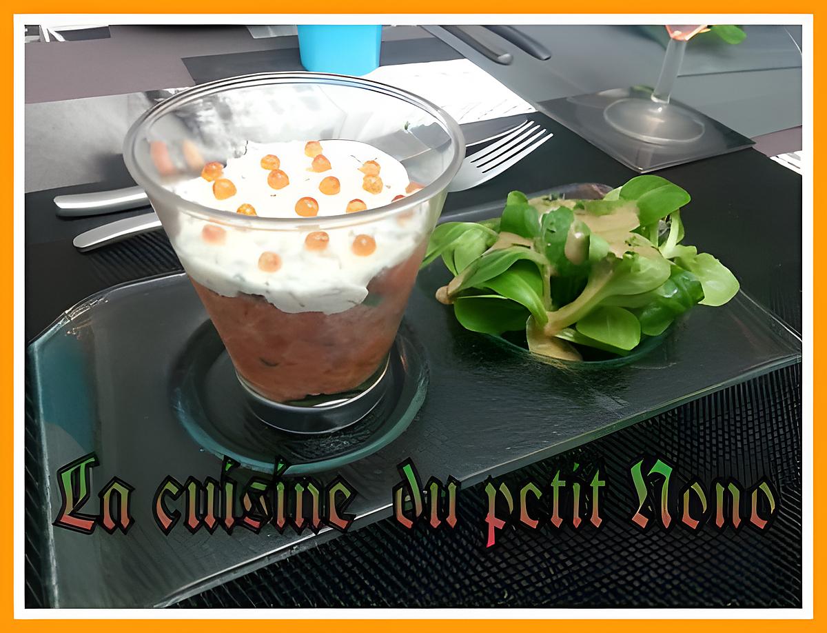 recette Tartare de saumon a ma façon !