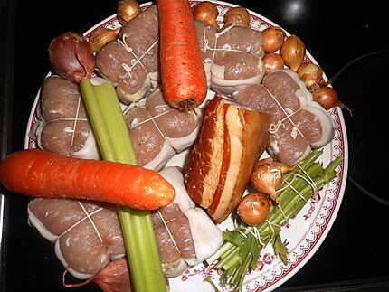 recette Paupiette de veau a la paysanne