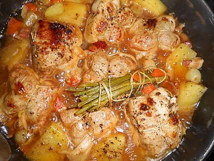 recette Paupiette de veau a la paysanne